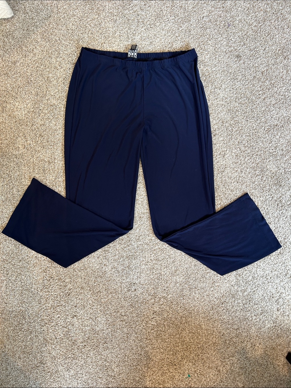 Clara Sun Woo Pull On Navy Blue Pants. Travel. Work. Office. Lightweight. EUC